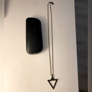 Low Luv x Erin Wasson Bronze Triangle Pendant Necklace